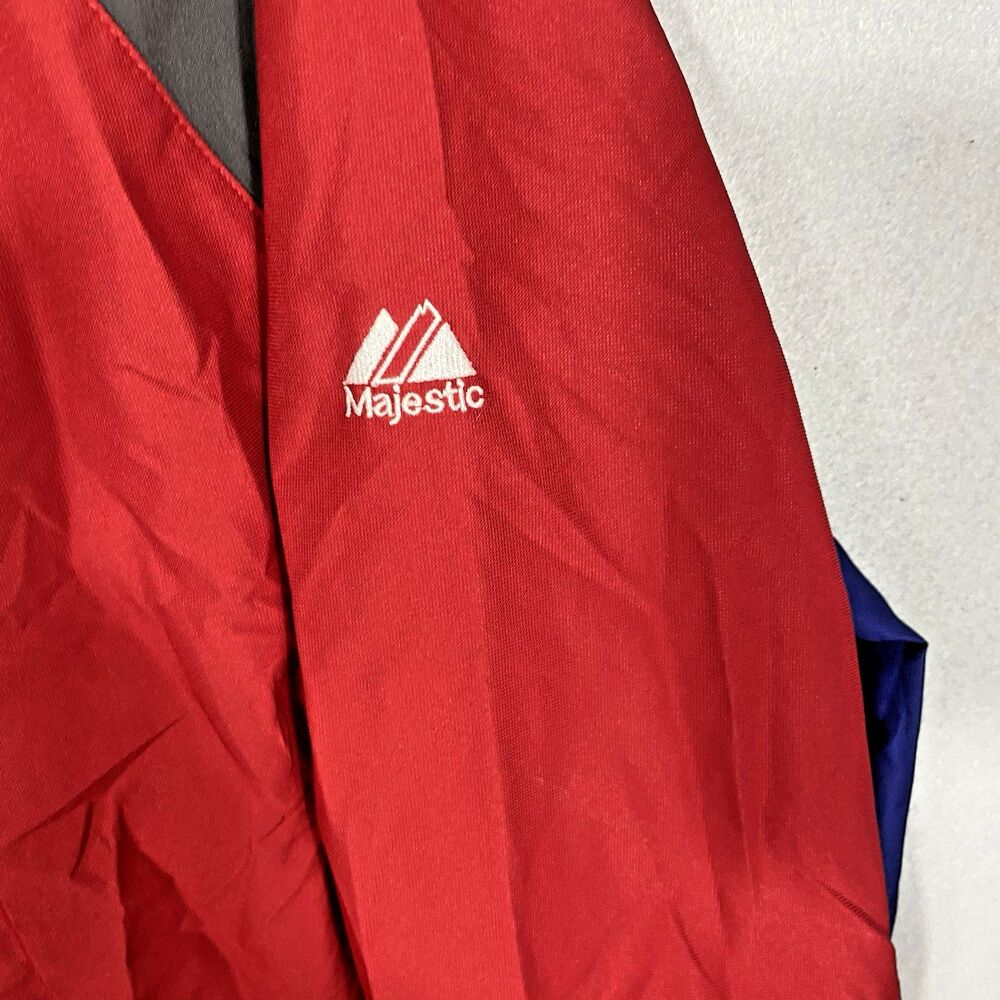 2012 Majestic Authentic Collection World Series Dugout Warmup Jacket L Tigers - Picture 8 of 10